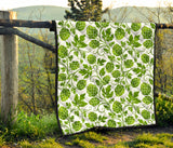 Hop Design Pattern Premium Quilt