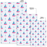 Sailboat Anchor Pattern Area Rug