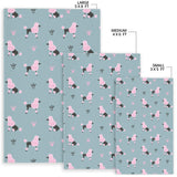 Poodle Dog Pattern Area Rug
