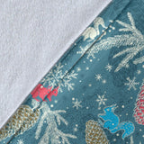 Squirrel Pattern Print Design 01 Premium Blanket