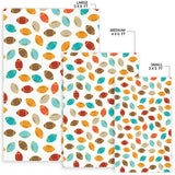 Colorful American Football Ball Pattern Area Rug