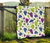 Grape Pattern Premium Quilt