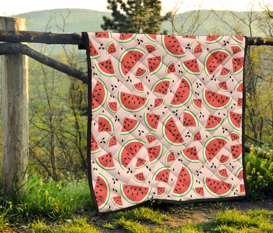 Watermelon Pattern Premium Quilt