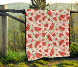 Watermelon Pattern Premium Quilt
