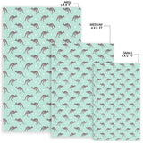 Kangaroo Pattern Background Area Rug