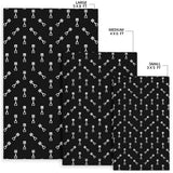 Engine Piston Black Theme Pattern Print Design 03 Area Rug