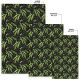 Green Peas Pattern Print Design 02 Area Rug