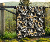 Billiard Ball Pattern Print Design 04 Premium Quilt