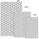 Arabic Gray Pattern Area Rug