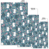 Cute Rabbit Pattern Area Rug