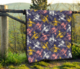 Koi Fish Carp Fish Pattern Premium Quilt