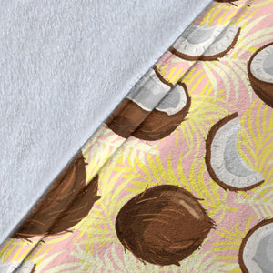 Coconut Pattern Print Design 05 Premium Blanket