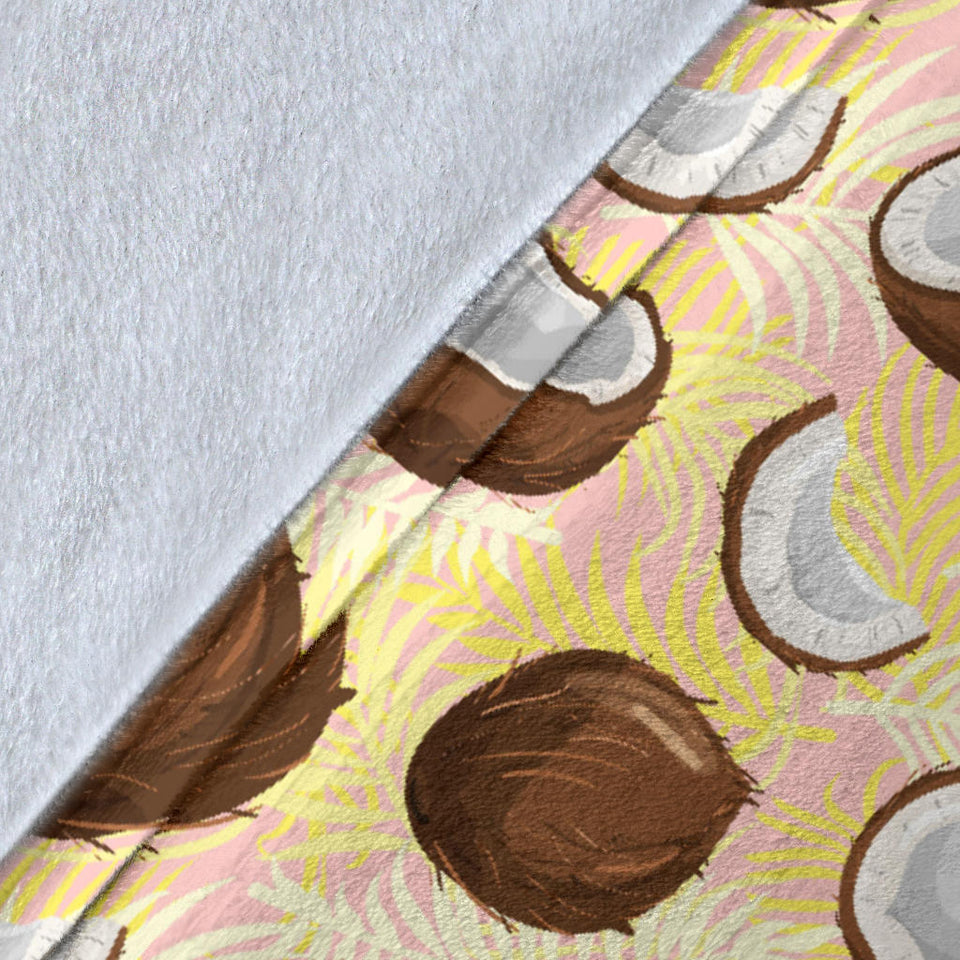 Coconut Pattern Print Design 05 Premium Blanket