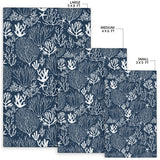 Coral Reef Pattern Print Design 05 Area Rug