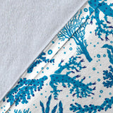 Coral Reef Pattern Print Design 01 Premium Blanket