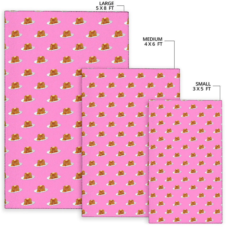 Pancake Pattern Print Design 04 Area Rug