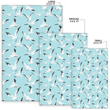 Seagull Pattern Print Design 01 Area Rug