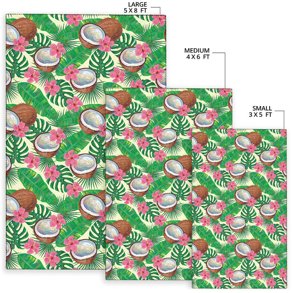 Coconut Pattern Print Design 01 Area Rug