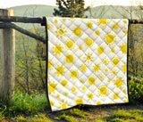 Sun Pattern Premium Quilt
