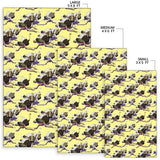 Ostrich Pattern Print Design 04 Area Rug