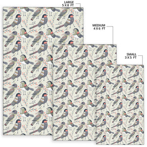 Pigeon Pattern Print Design 04 Area Rug