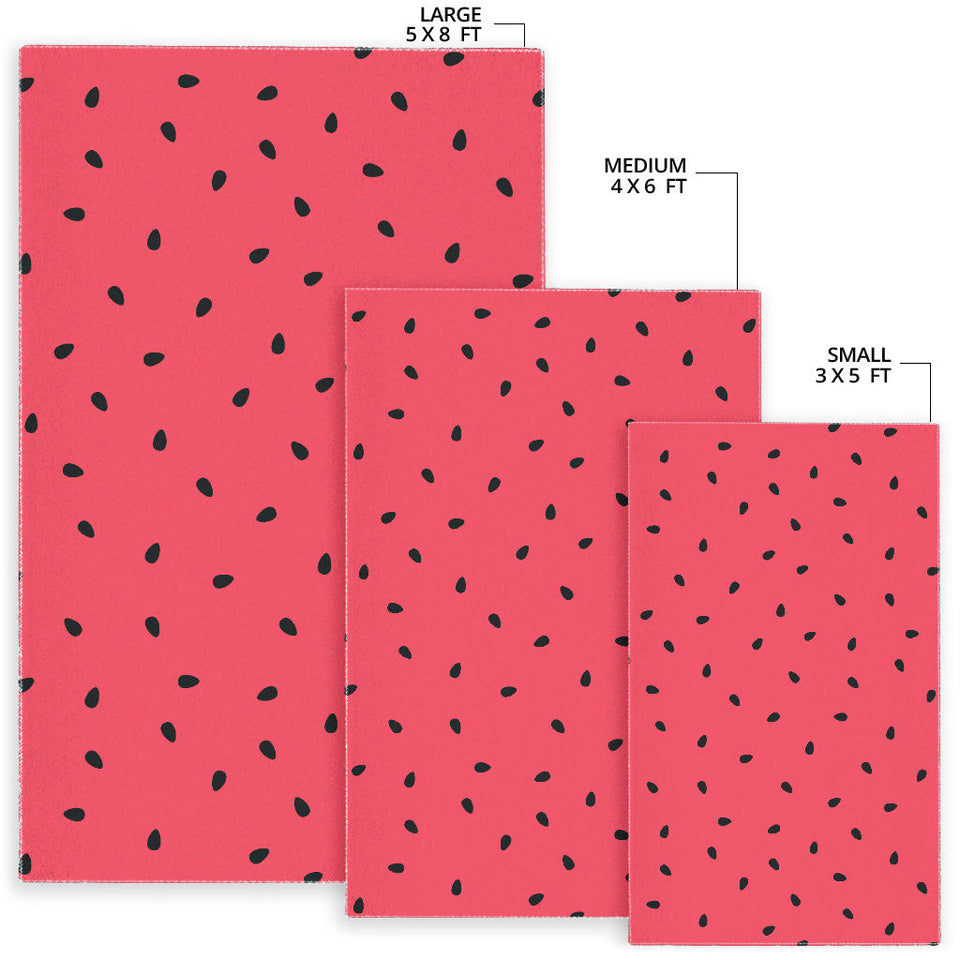 Watermelon Texture Background Area Rug