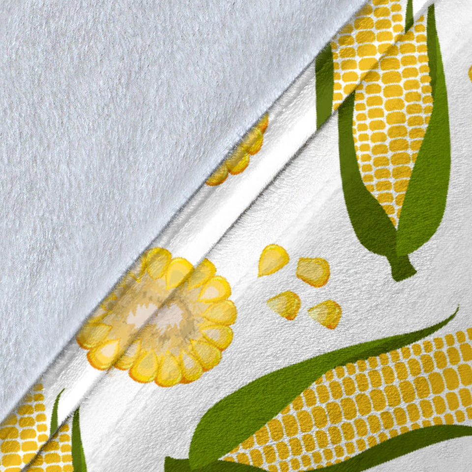 Corn Pattern Print Design 05 Premium Blanket