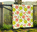 Guava Pattern Premium Quilt