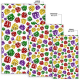 Dice Pattern Print Design 03 Area Rug