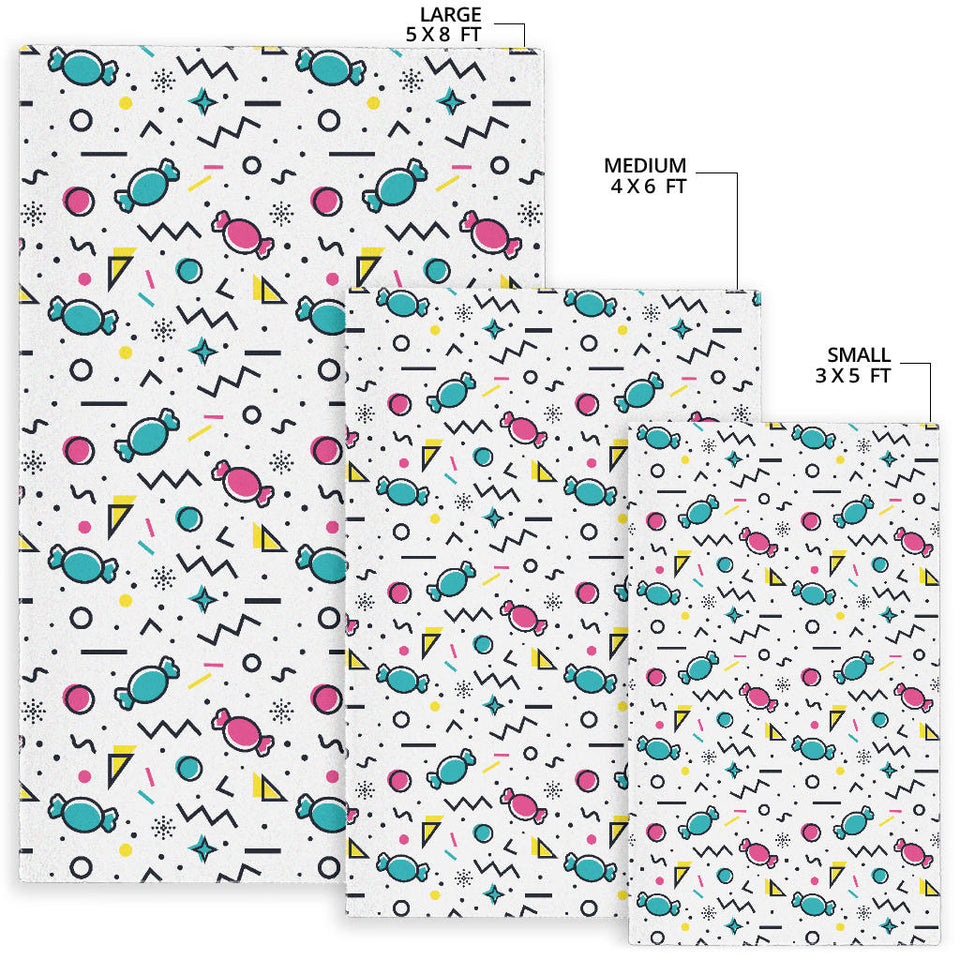 Candy Design Pattern Area Rug