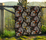 Eagle Pattern Print Design 05 Premium Quilt