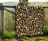 Beer Type Pattern Premium Quilt