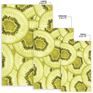 Sliced Kiwi Pattern Area Rug