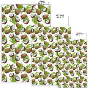 Coconut Pattern Print Design 04 Area Rug