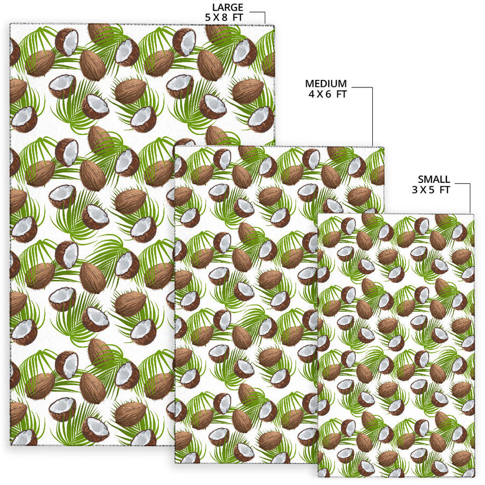 Coconut Pattern Print Design 04 Area Rug