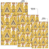 Camels Ethnic Motif Pattern Area Rug