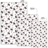 Ostrich Pattern Print Design 02 Area Rug