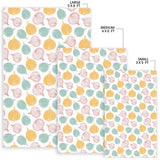 Colorful Onions White Background Area Rug