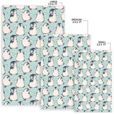 Cute Penguin Pattern Area Rug