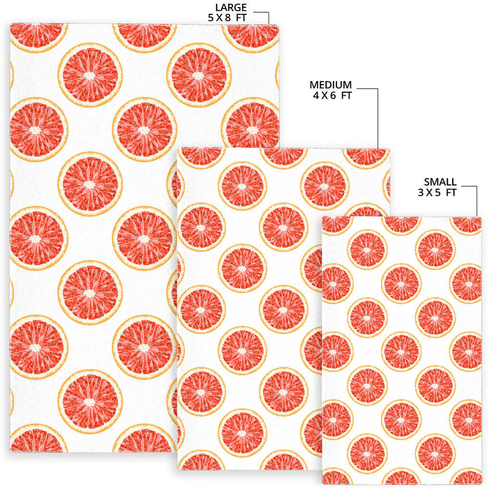 Grapefruit Pattern Area Rug