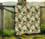 Heliconia Pattern Premium Quilt