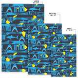 Shark Dangerous Area Rug