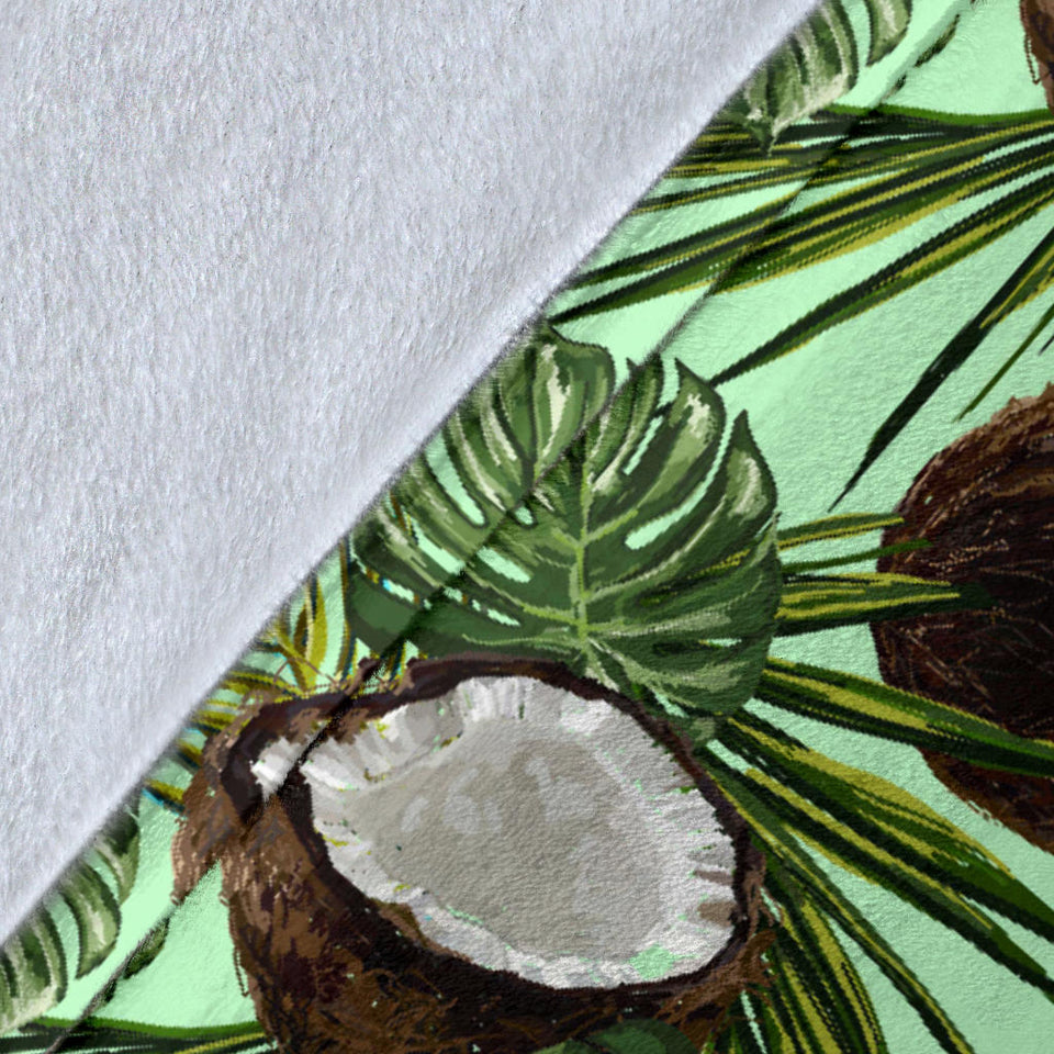 Coconut Pattern Print Design 02 Premium Blanket
