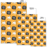 Bull Terrier Pattern Print Design 03 Area Rug