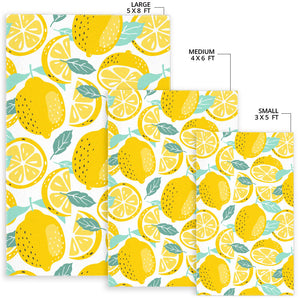 Lemon Design Pattern Area Rug