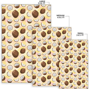 Coconut Pattern Print Design 05 Area Rug