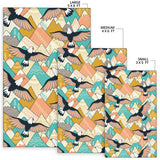Eagle Pattern Print Design 02 Area Rug