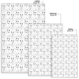 Bull Terrier Pattern Print Design 02 Area Rug