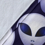 Alien Pattern Print Design 01 Premium Blanket