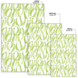 Green Peas Pattern Print Design 03 Area Rug